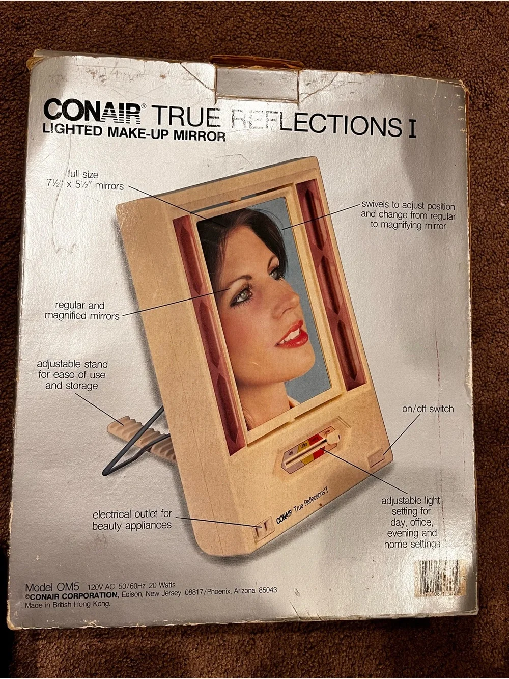 Conair True Reflections I Lighted Makeup Mirror - Beige